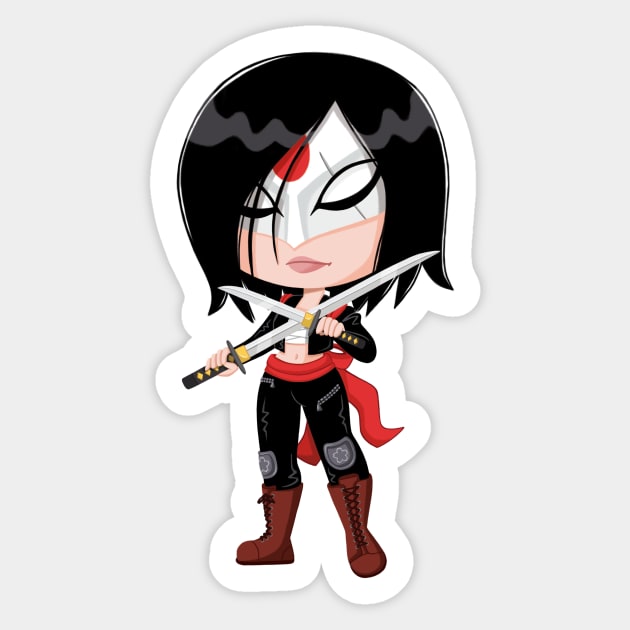 Katana Sticker by InesBarrosArt